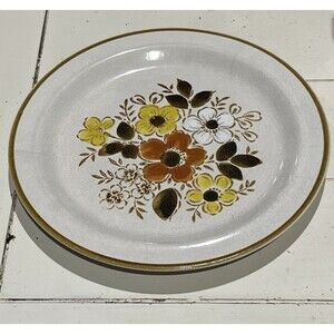 Vintage Excel Linda Stoneware Hand Painted Floral 70s Salad Plate Replacement